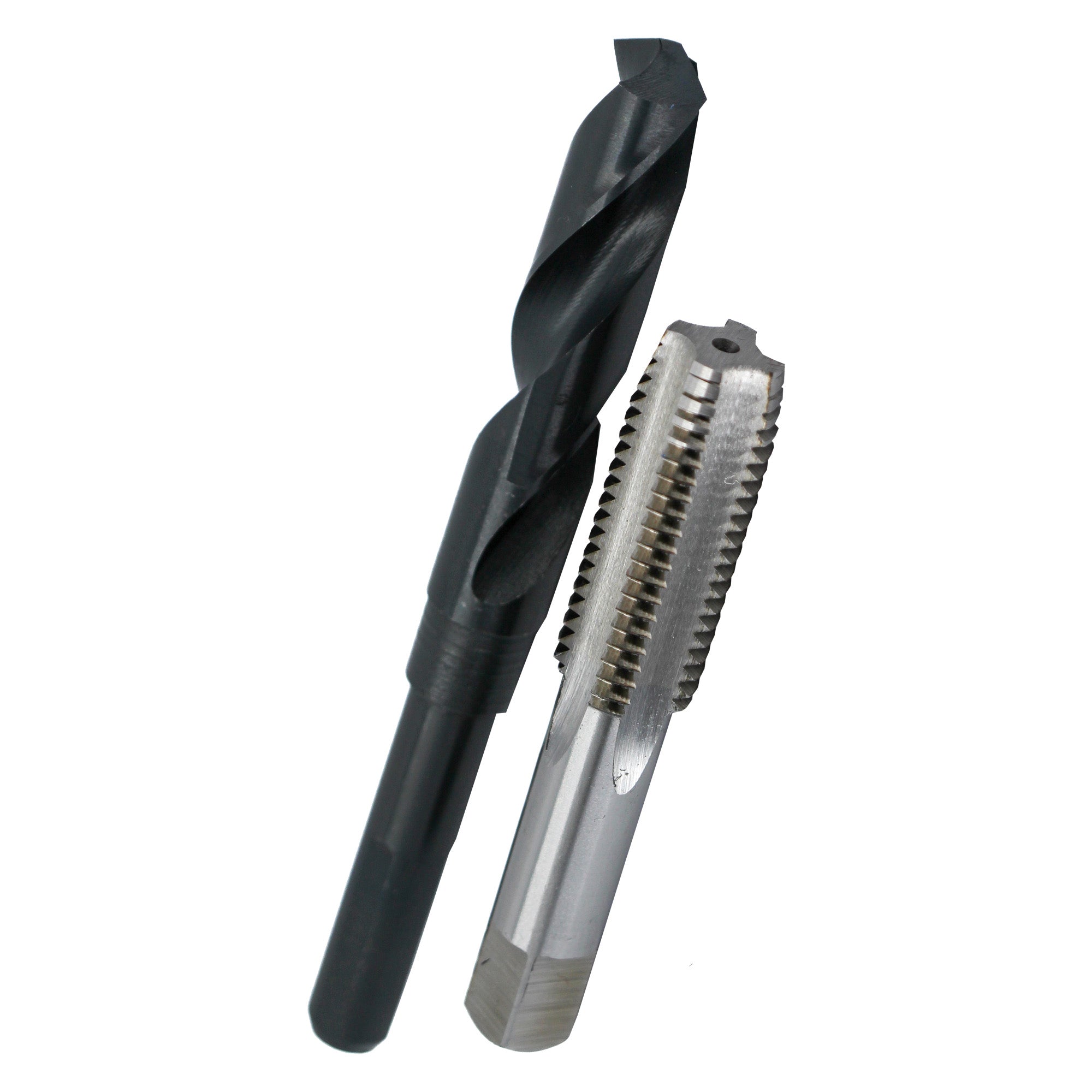 9/16"-18 UNF HSS Plug Tap and 33/64" HSS 1/2" Shank Drill Bit Kit