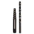 #4 Carbon Steel Spiral Flute Screw Extractor and Drill Bit Kit