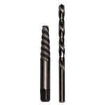 #4 Carbon Steel Spiral Flute Screw Extractor and Drill Bit Kit