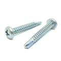 #6x1/2" Phillips Pan Head #2 Point Self Drilling Sheet Metal Screws Zinc