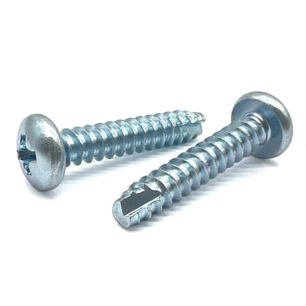 #6-20x1" Phillips Pan Head Type BT Thread Cutting Screws Zinc Clear