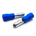Blue PVC/Vinyl Male Bullet Crimp Connector, AWG 16-14