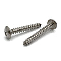 #10-12x1-1/2" 316 Stainless Steel Phillips Truss Head Type A Self Tapping Screws