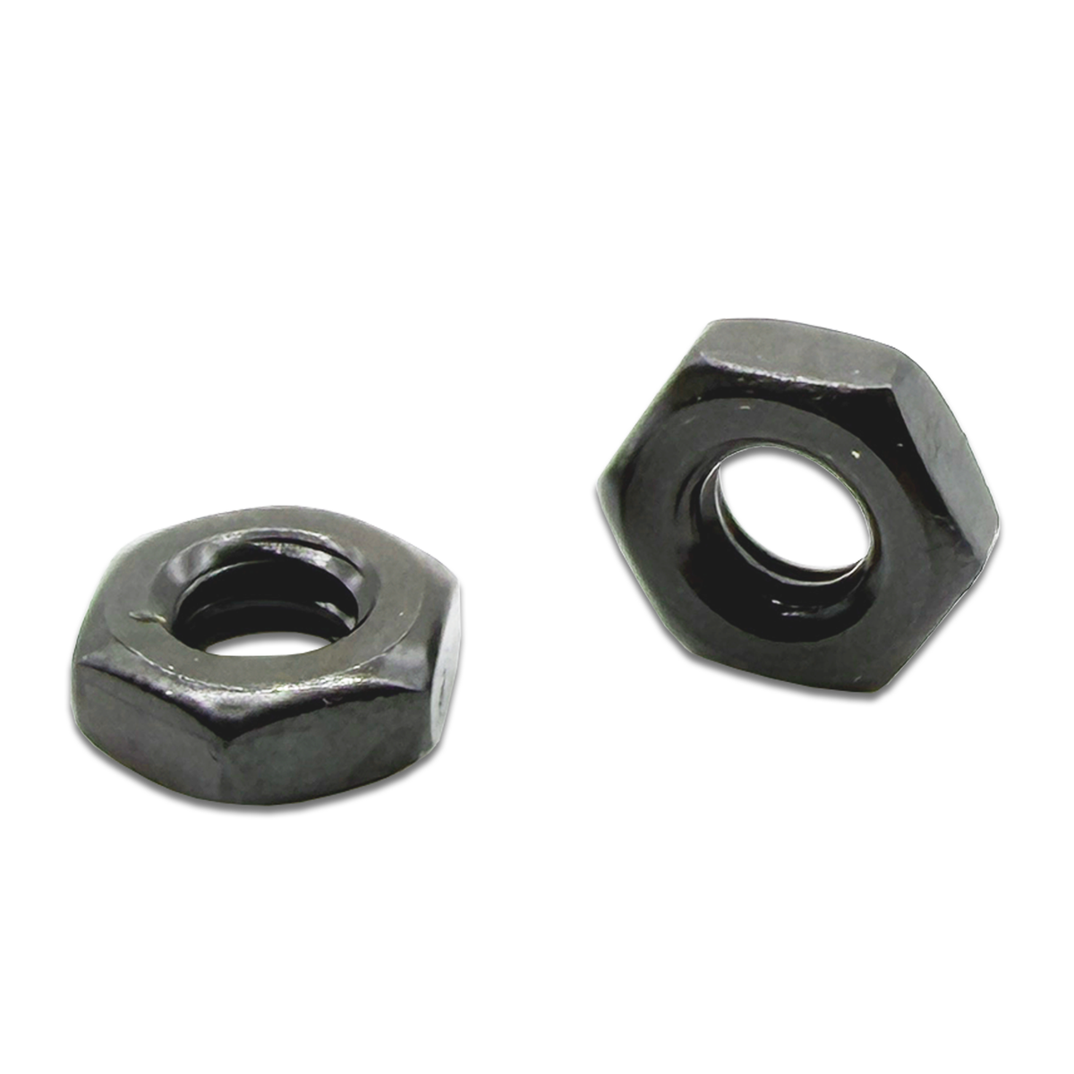 9/16"-18 Hex Jam Nuts Grade 8 Plain