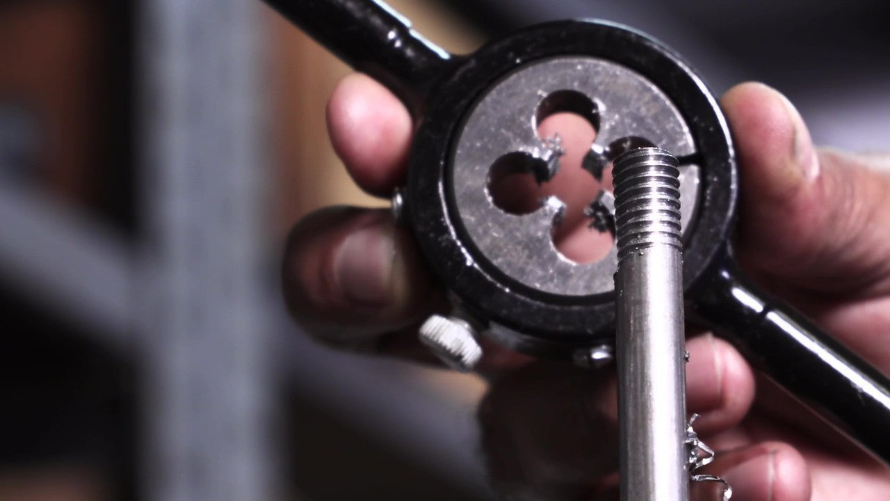 1/2 NPT 1-1/2" OD HSS Round Adjustable Pipe Die