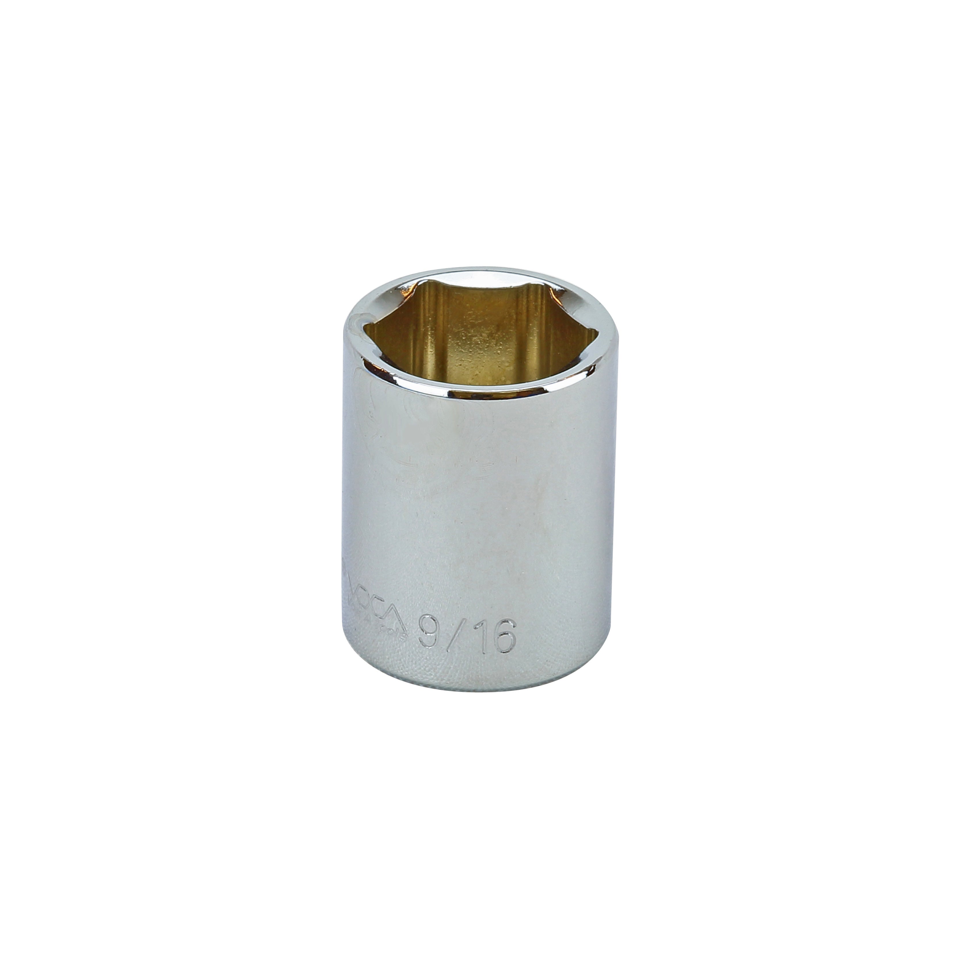 9/16" - 1/4" Drive 6 Point Inch Socket
