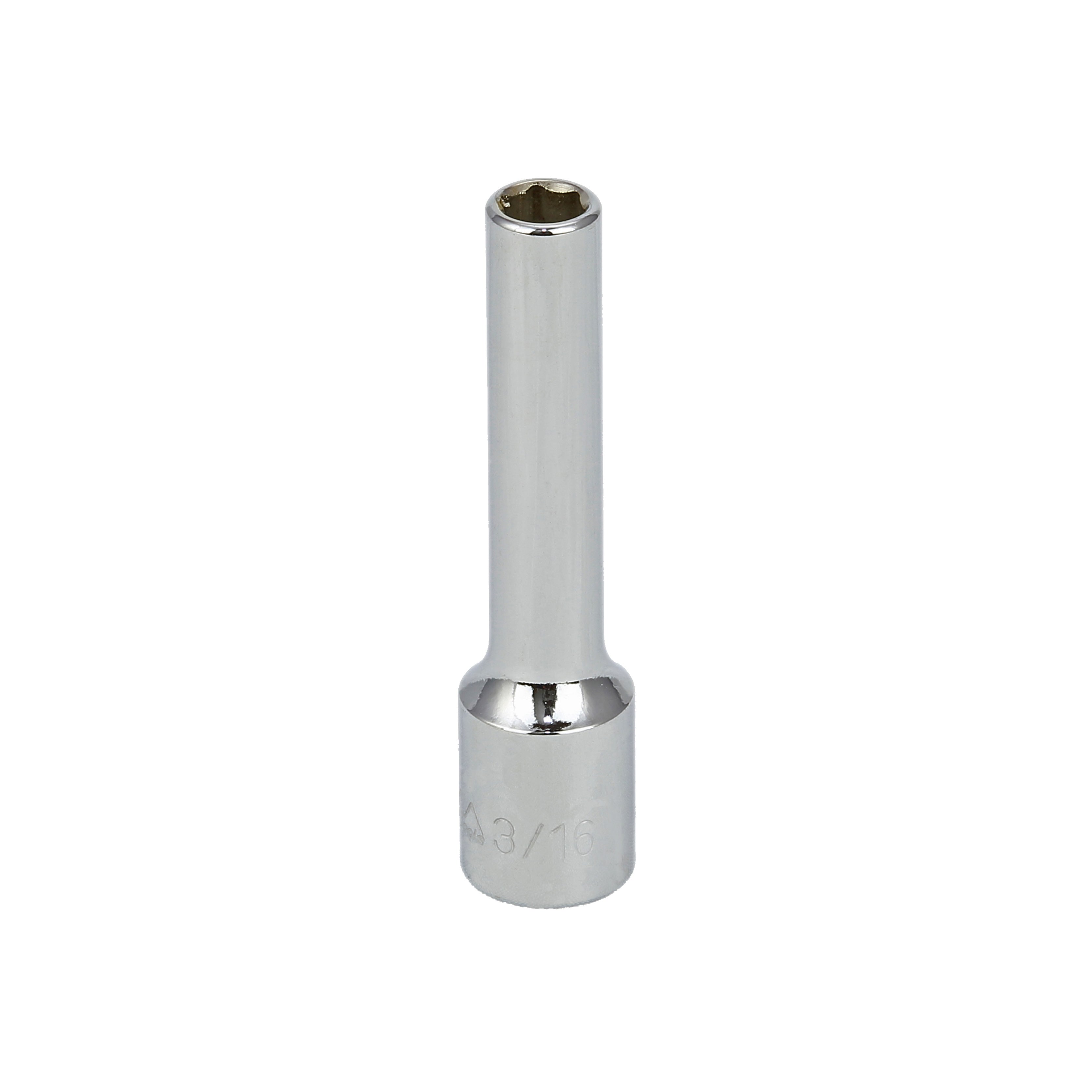3/16" - 1/4" Drive 6 Point Inch Deep Socket