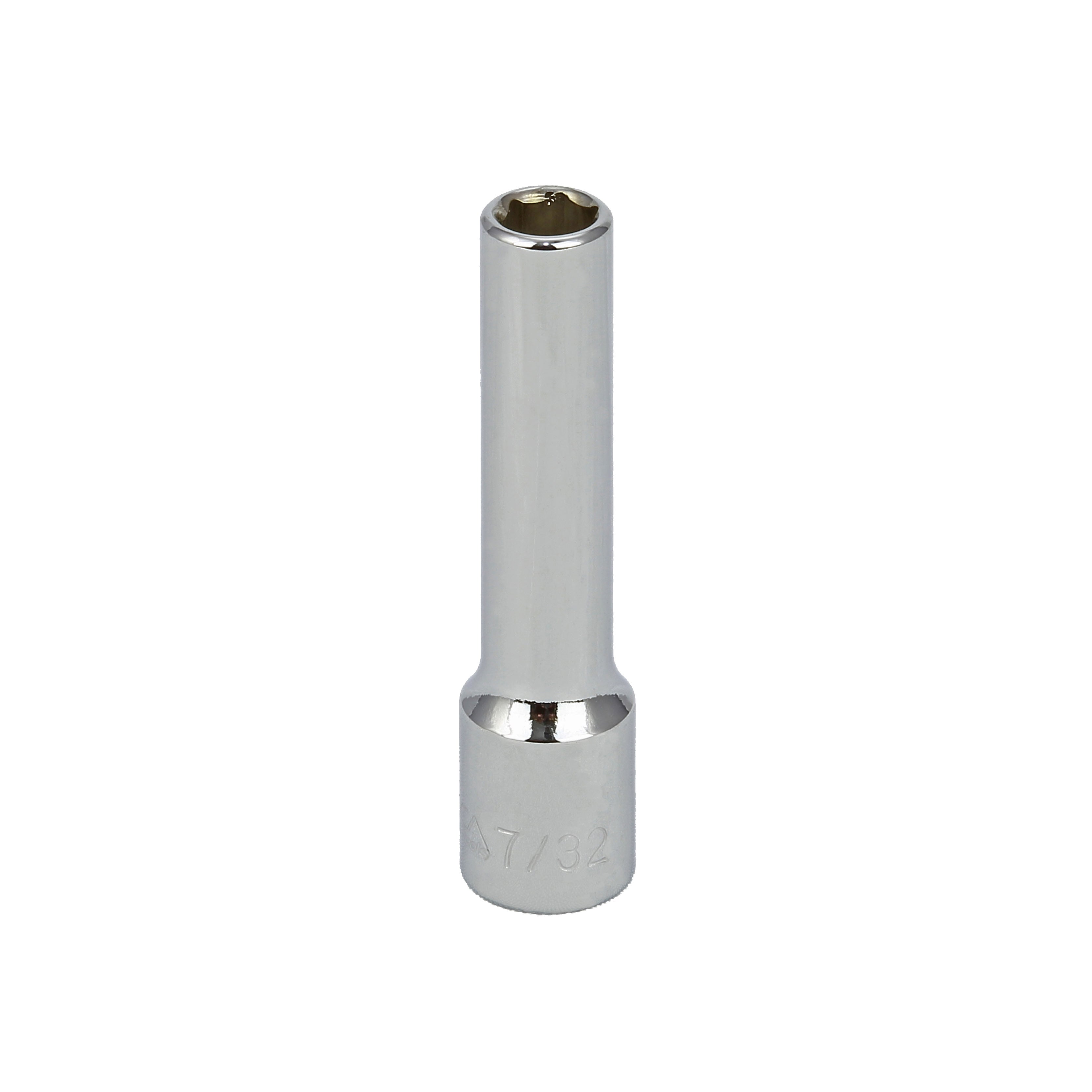 7/32" - 1/4" Drive 6 Point Inch Deep Socket