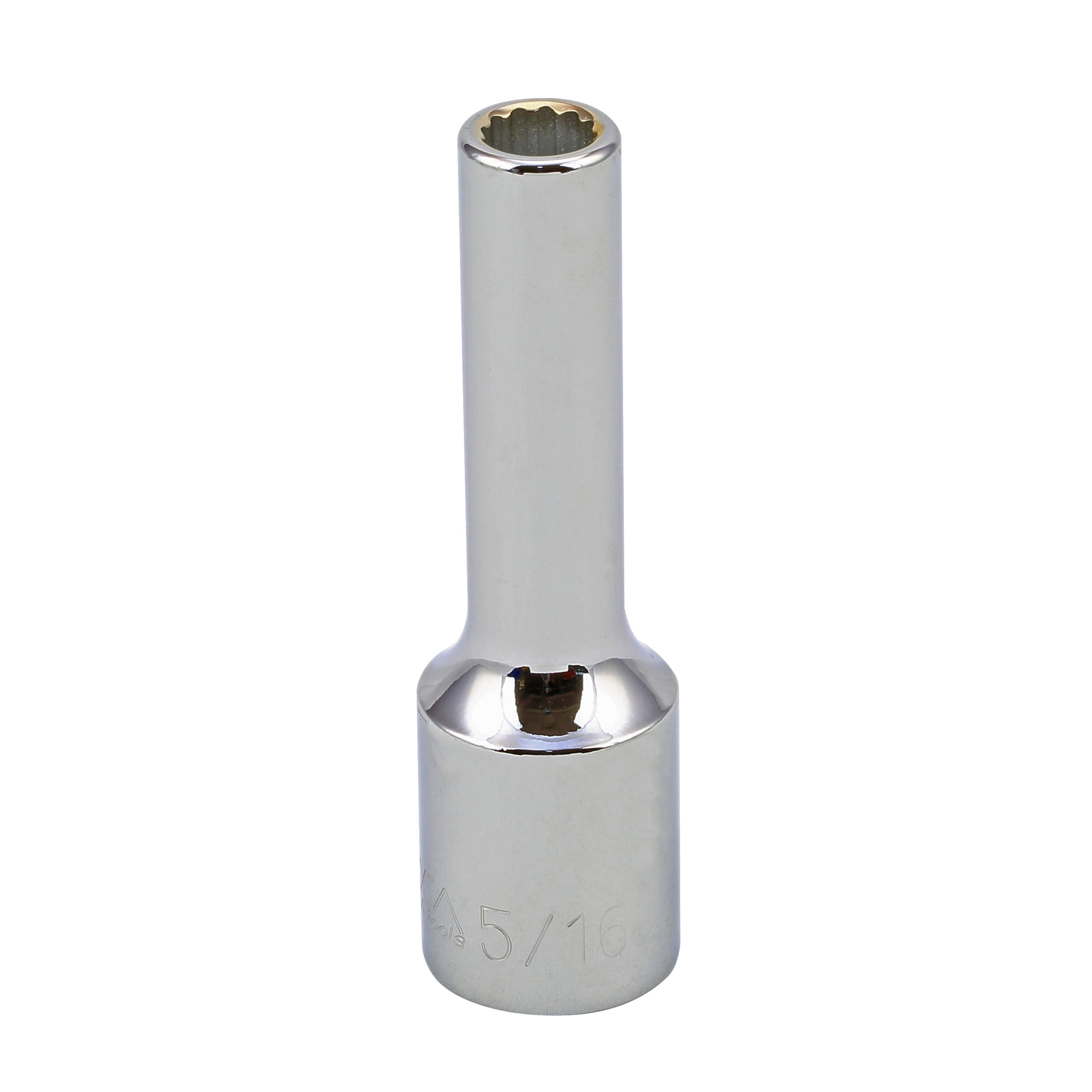 5/16" - 1/2" Drive 12 Point Inch Deep Socket
