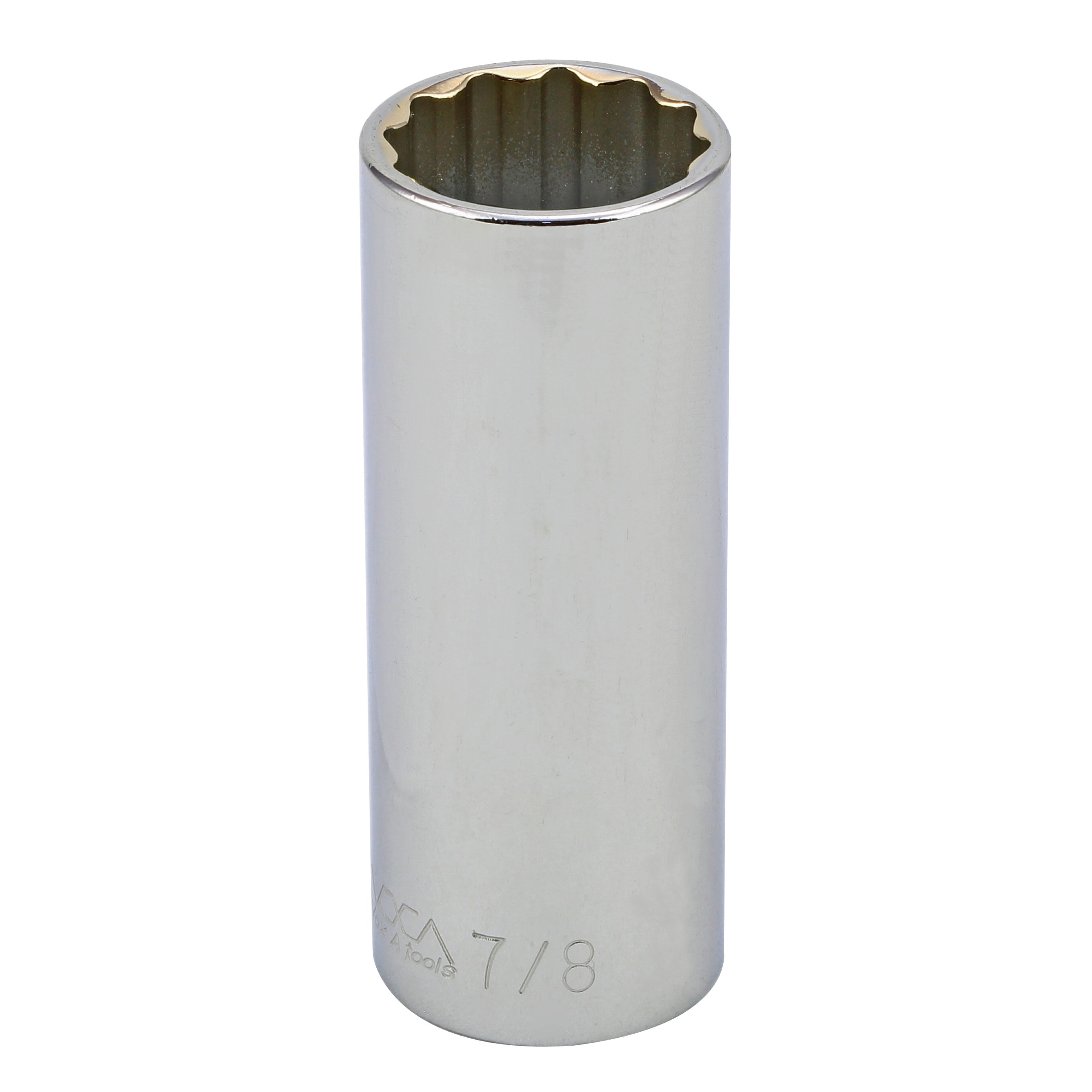 7/8" - 1/2" Drive 12 Point Inch Deep Socket