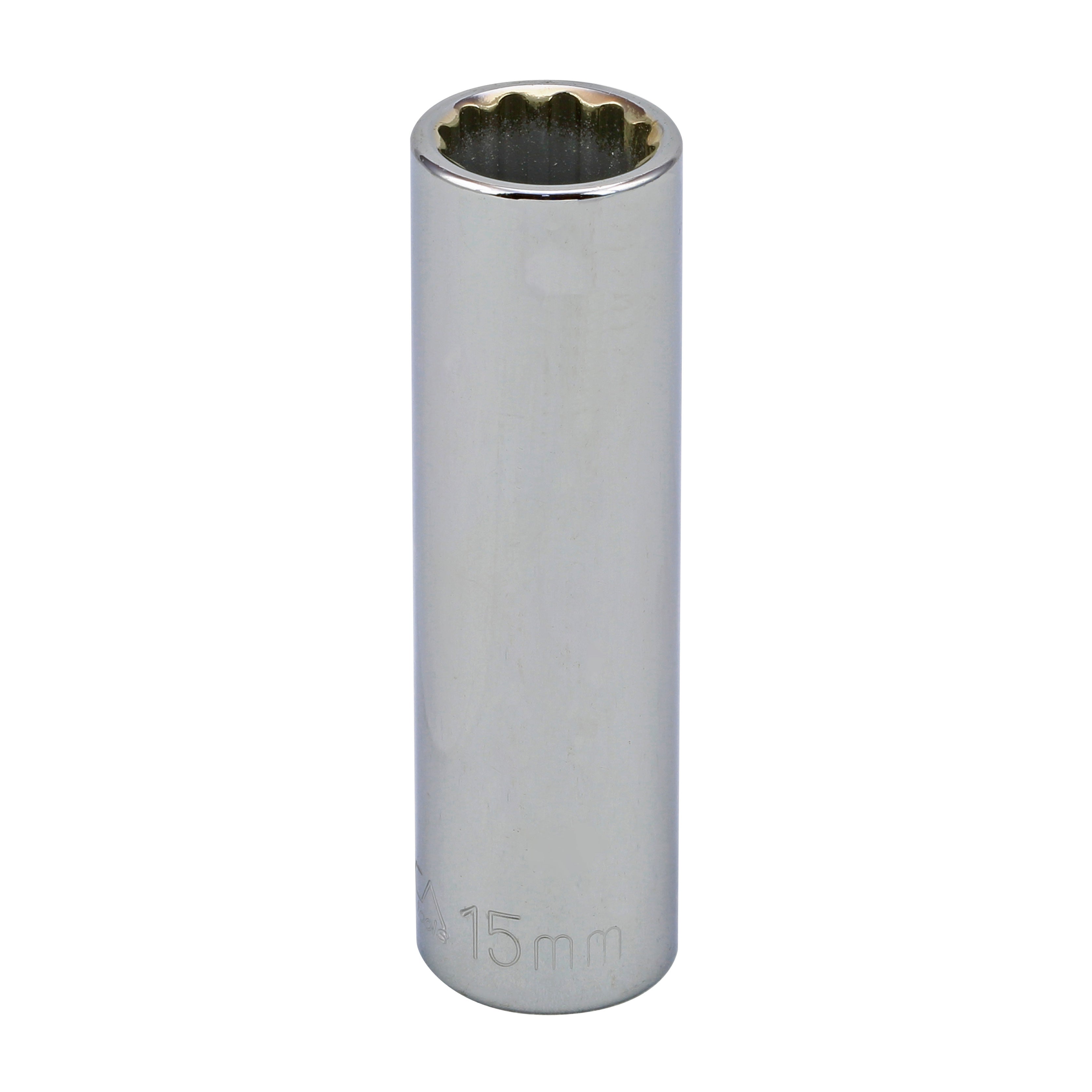 15MM - 1/2" Drive 12 Point Metric Deep Socket