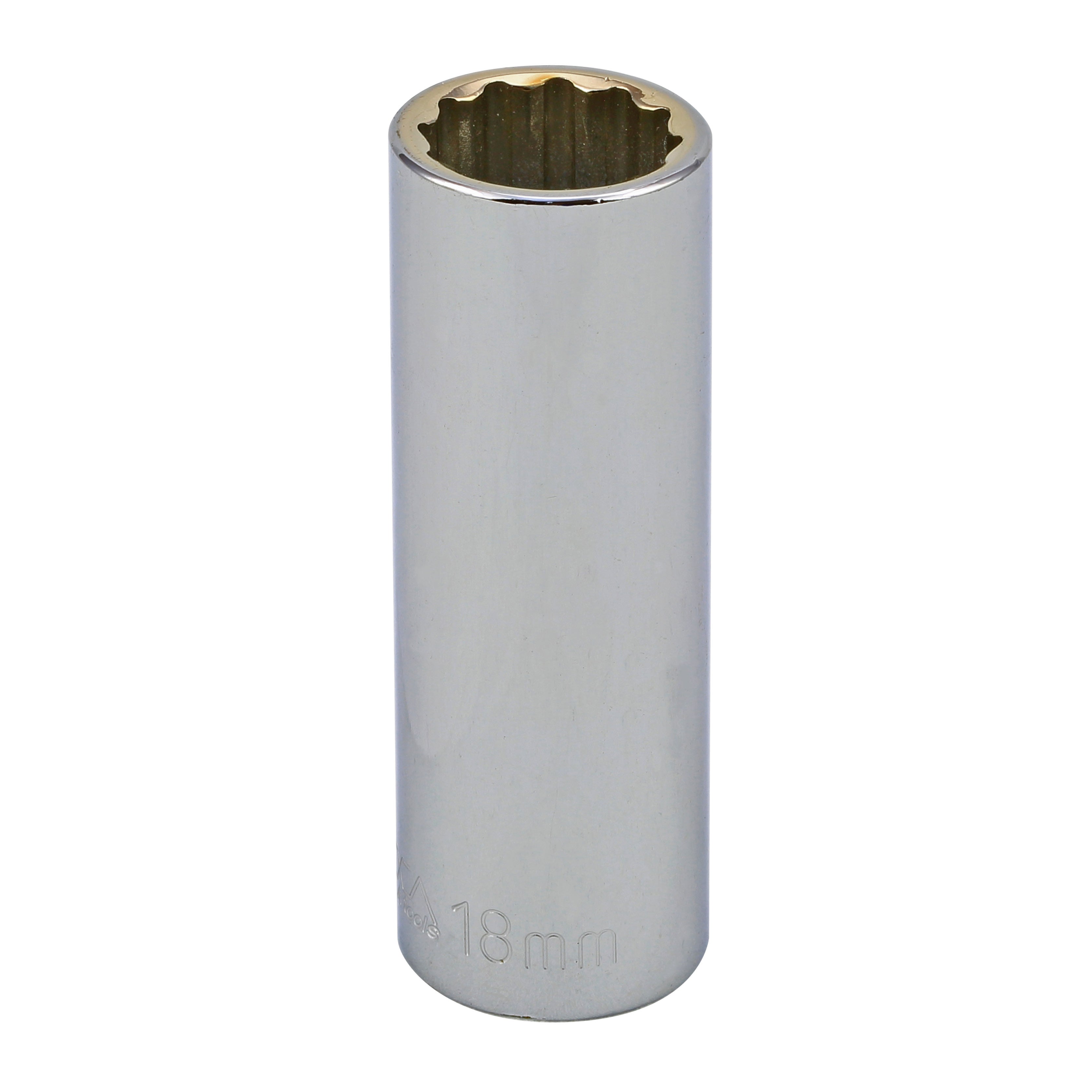 18MM - 1/2" Drive 12 Point Metric Deep Socket