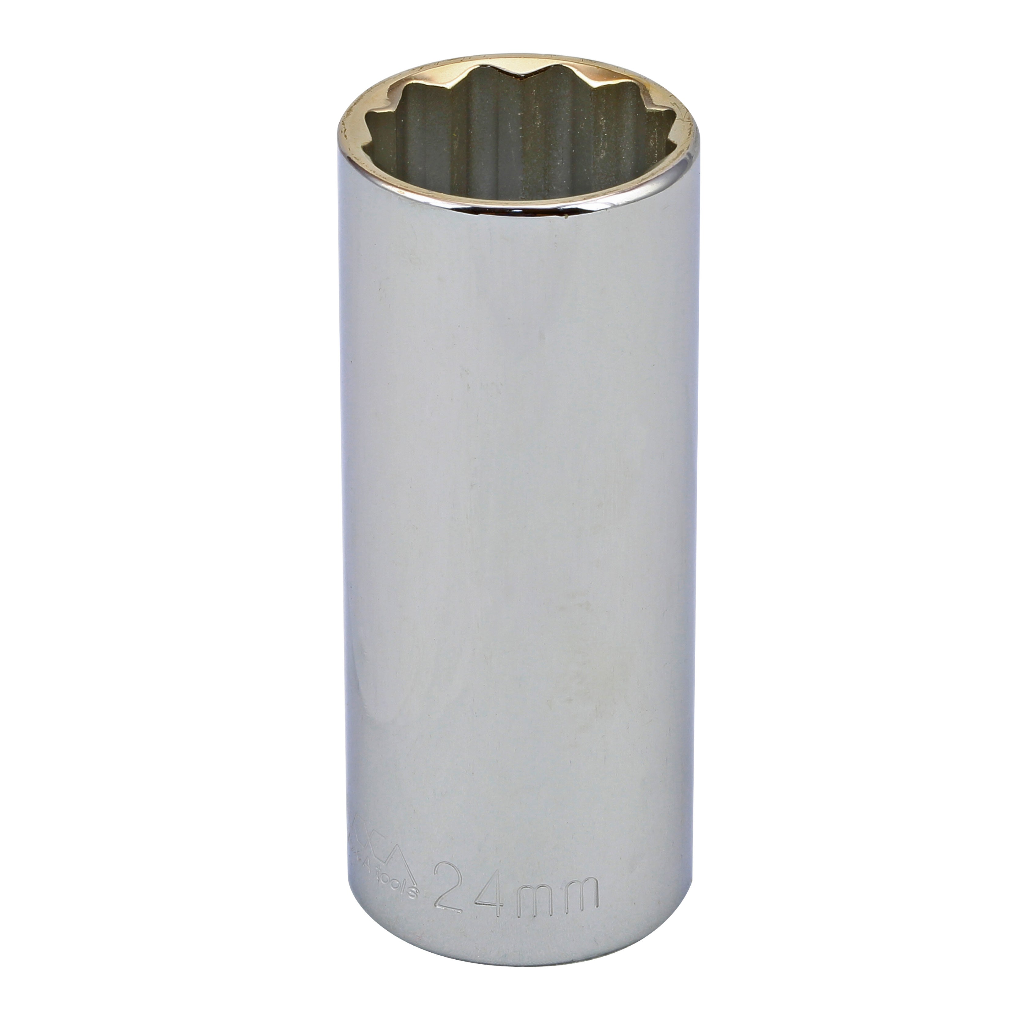 24MM - 1/2" Drive 12 Point Metric Deep Socket
