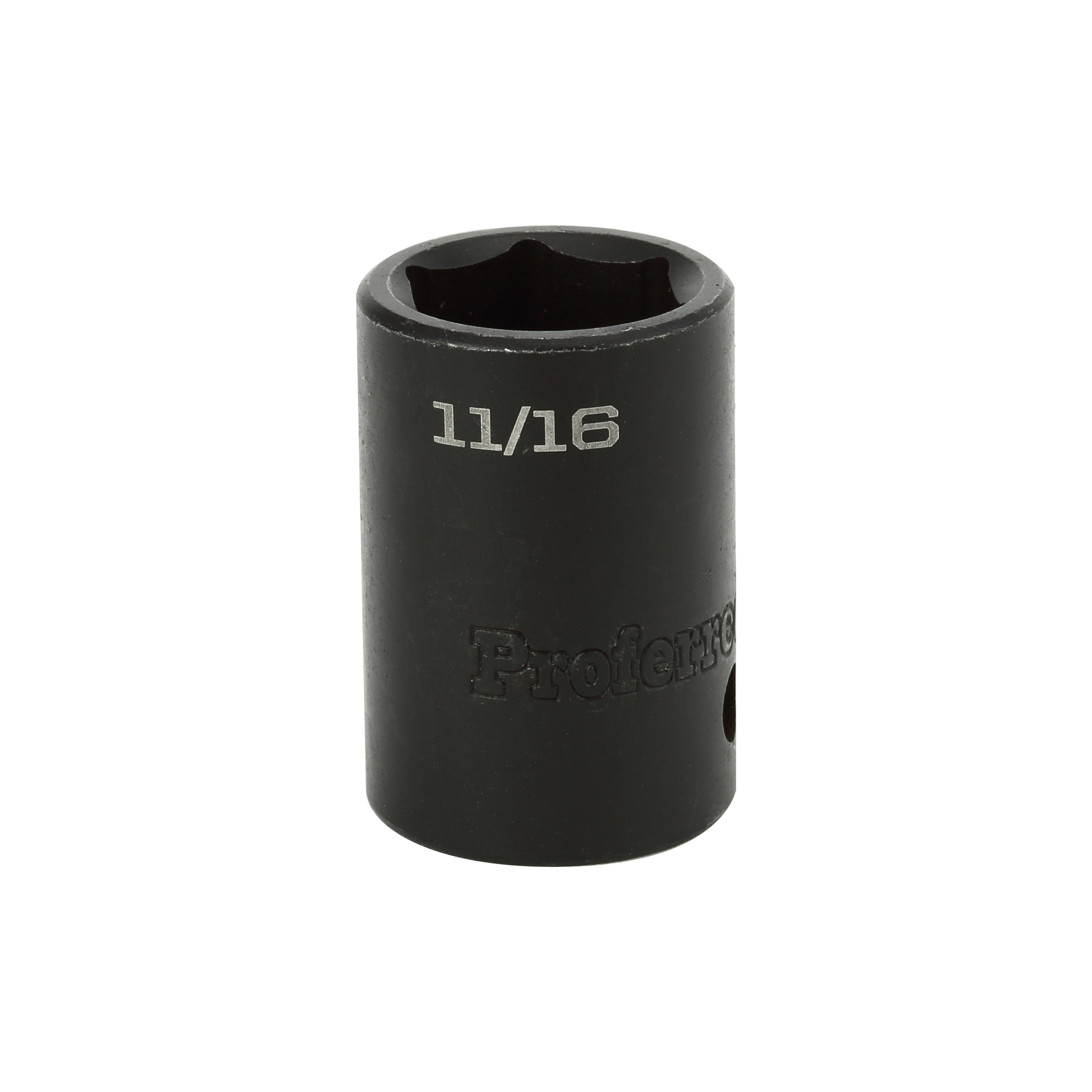 11/16" - 1/2" Drive 6 Point Inch Impact Socket Impact