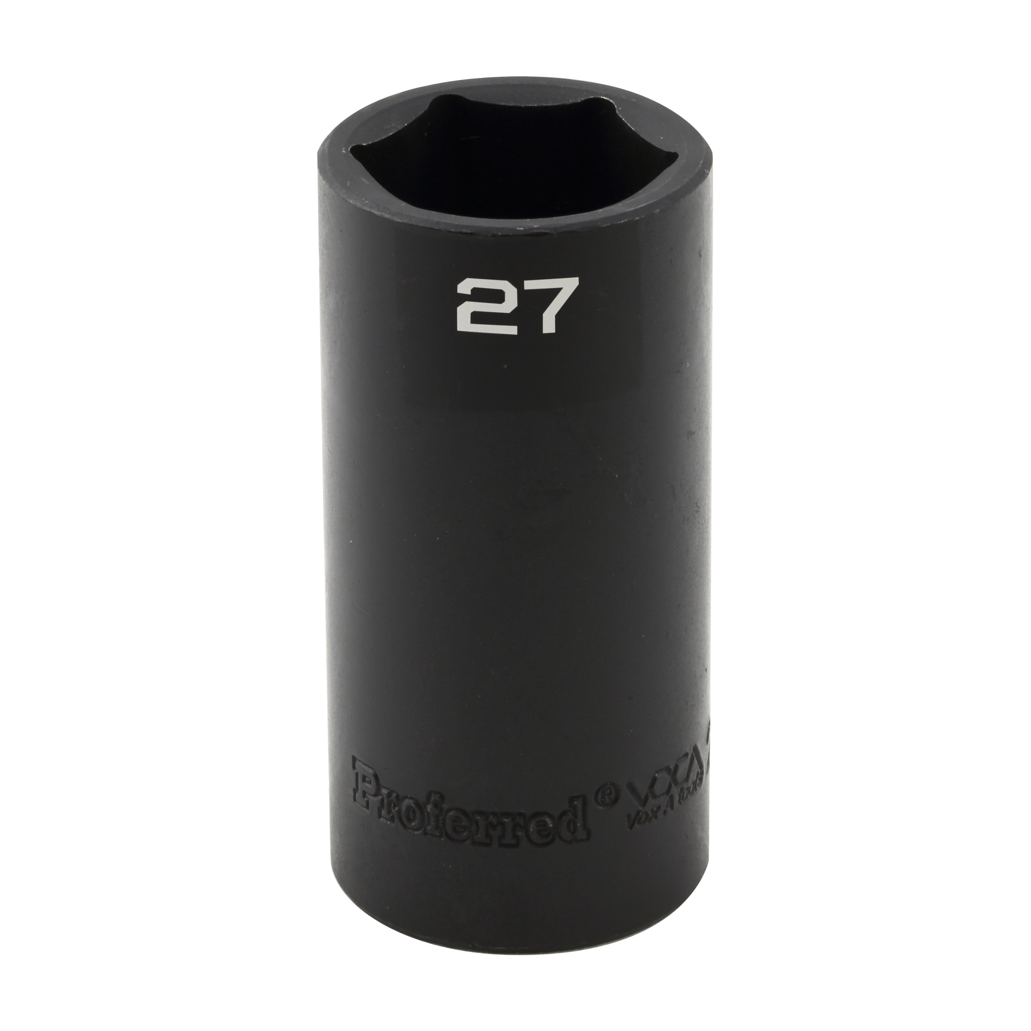 27MM - 1/2" Drive 6 Point Metric Deep Impact Socket Impact