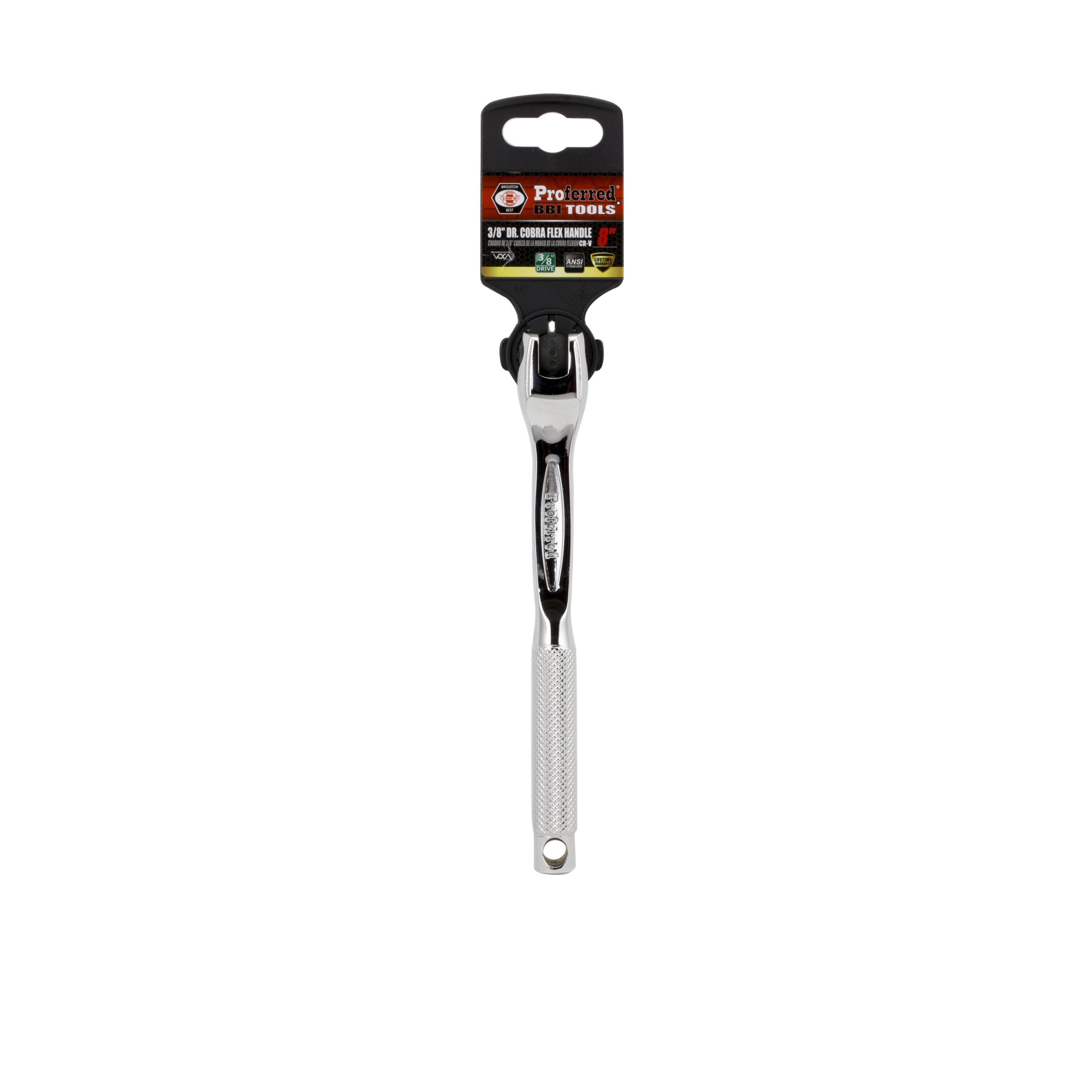 3/8" Drive 8 Inch Handle Cobra Flex Handle (Breaker Bar)