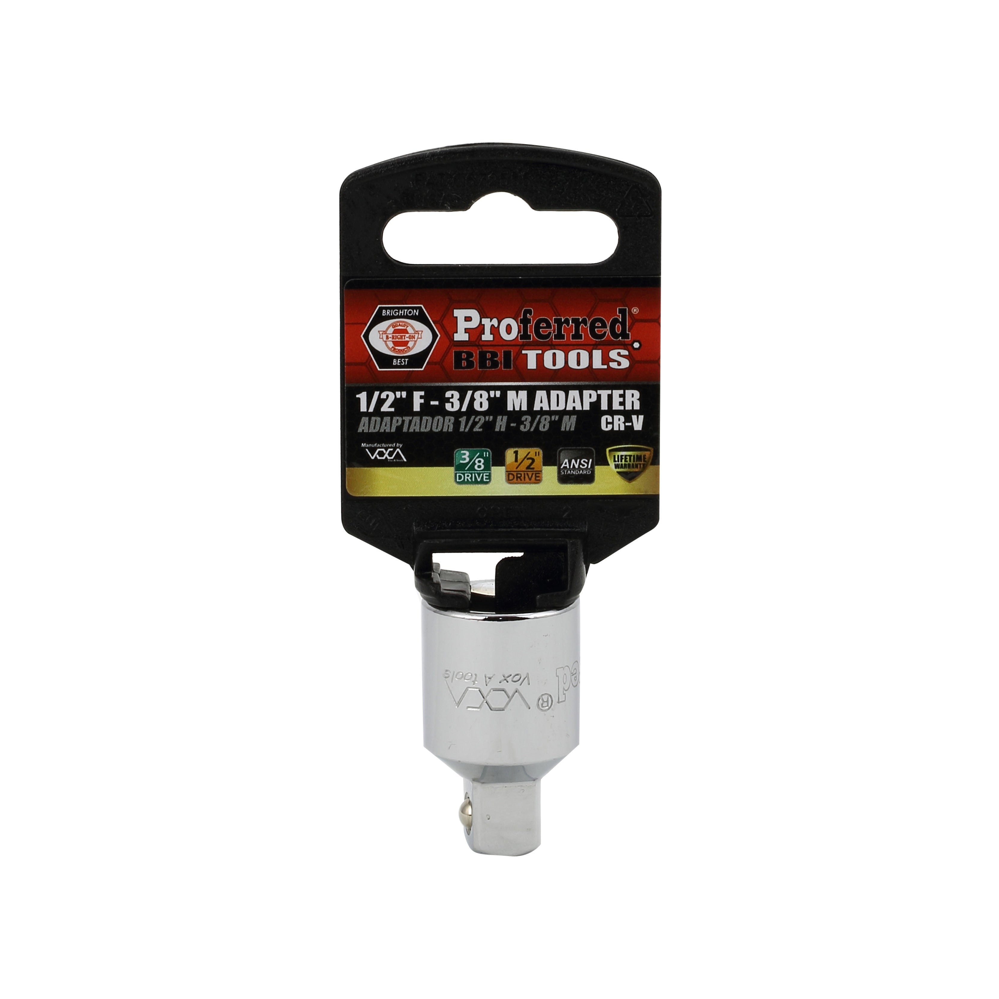 1/2" F - 3/8" M Adapter
