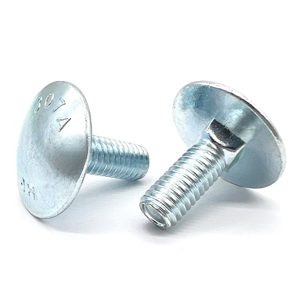 3/8"-16x1-1/2" Grade A307 Step Bolts Zinc