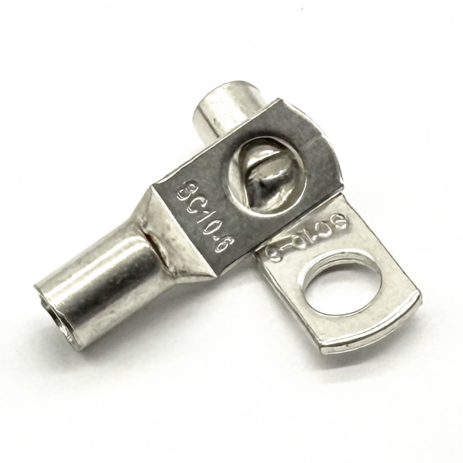 Copper Tin Lug Terminal 8AWG, M6 (1/4") Hole, SC10-6