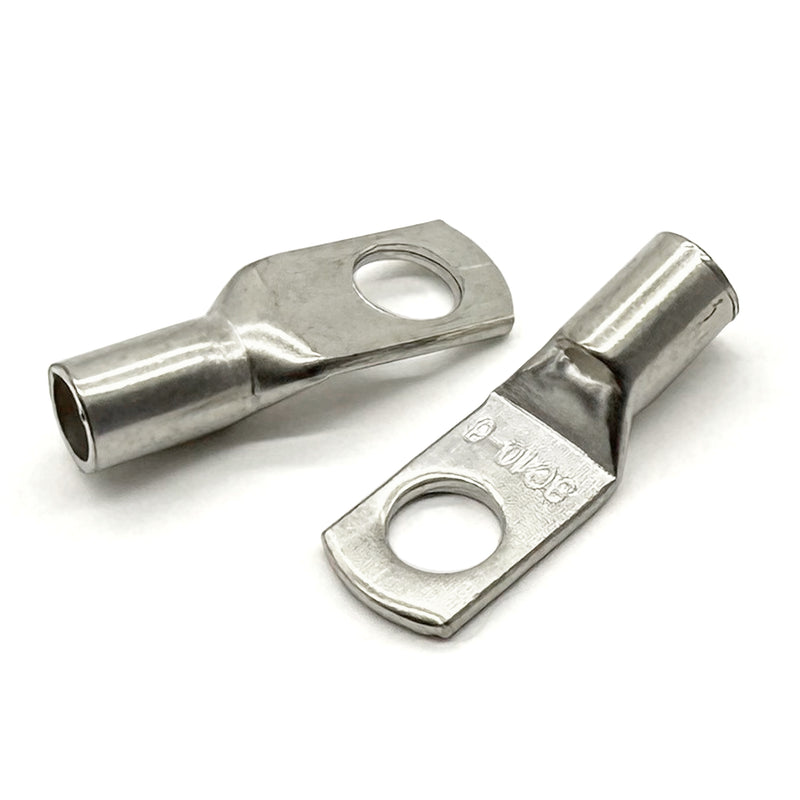 Copper Tin Lug Terminal 8AWG, M6 (1/4") Hole, SC10-6
