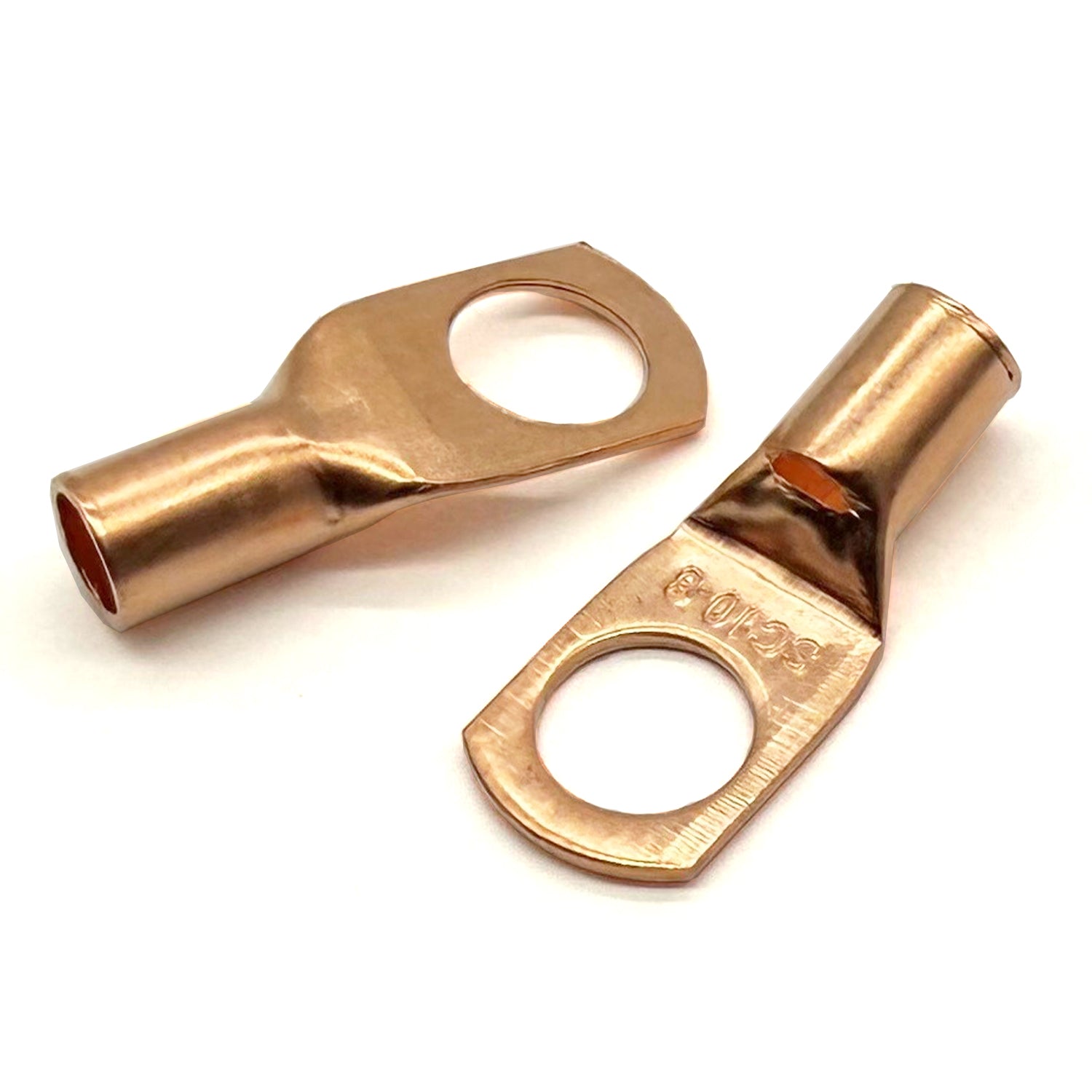 Copper Lug Terminal 8AWG, M8 (5/16") Hole, SC10-8