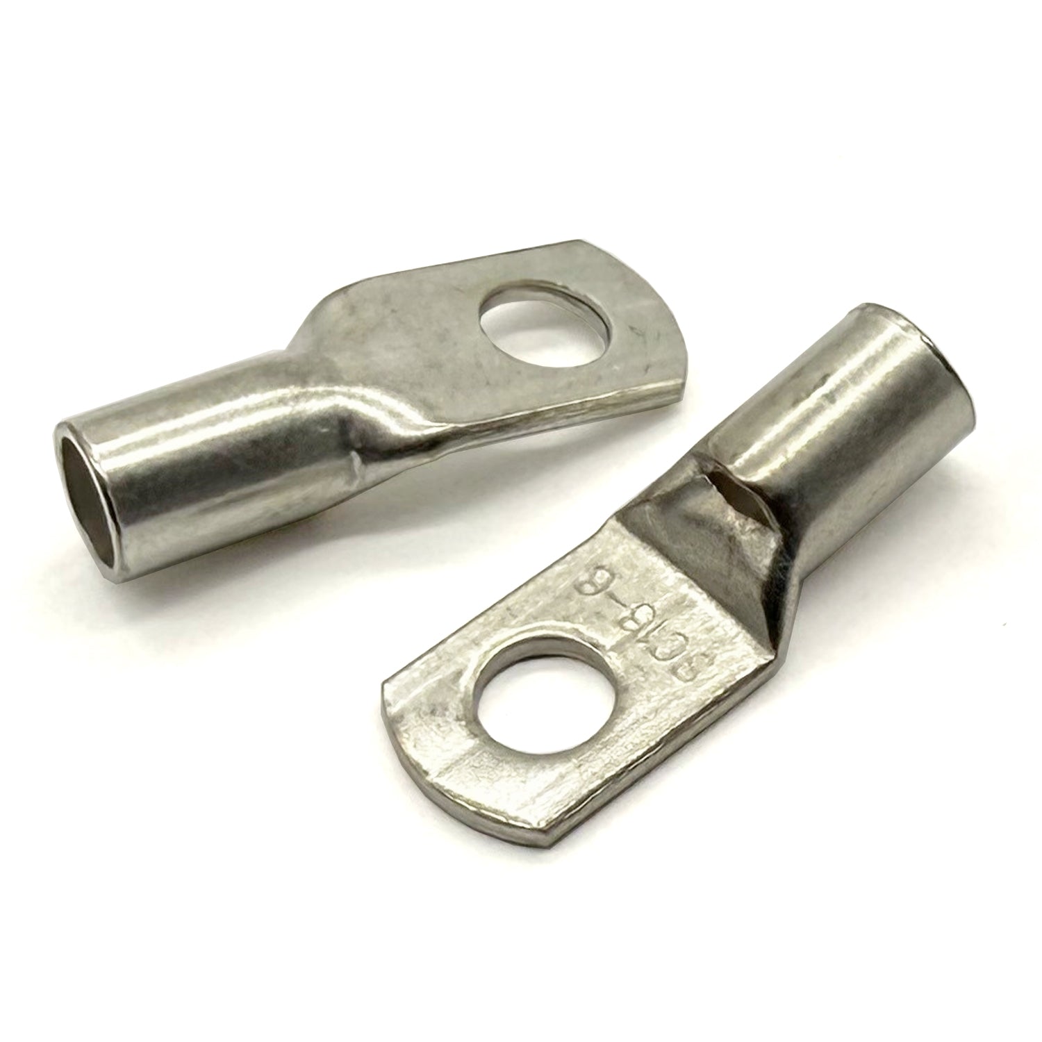 Copper Tin Lug Terminal 6AWG, M6 (1/4") Hole, SC16-6