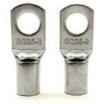 Copper Tin Lug Terminal 4AWG, M8 (5/16") Hole, SC25-8