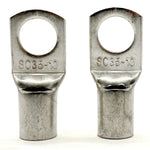 Copper Tin Lug Terminal 2AWG, M10 (3/8") Hole, SC35-10