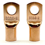 Copper Lug Terminal 2AWG, M8 (3/8") Hole, SC35-8