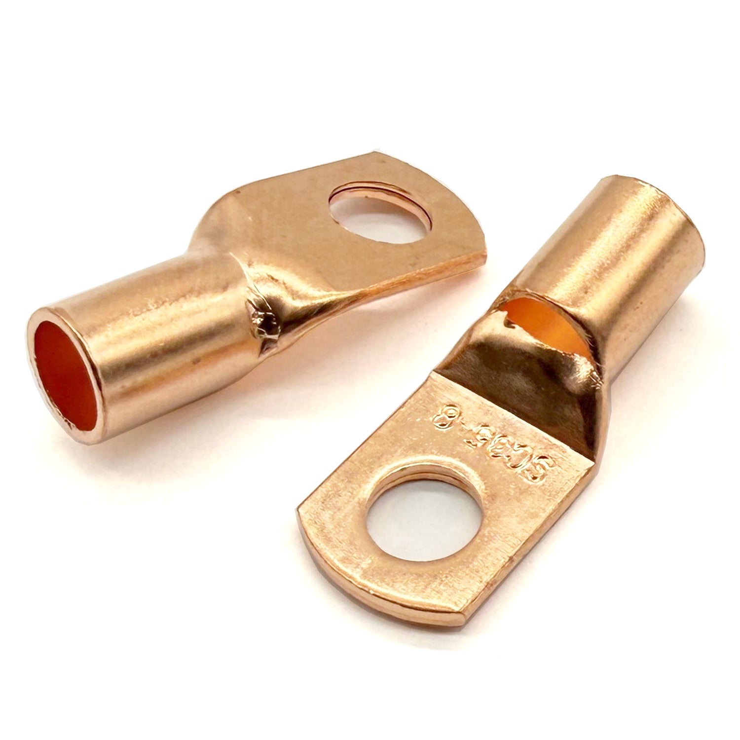 Copper Lug Terminal 2AWG, M8 (3/8") Hole, SC35-8