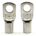 Copper Tin Lug Terminal 2AWG, M8 (3/8") Hole, SC35-8
