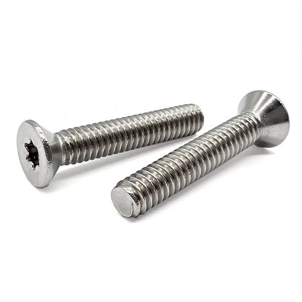 #4-40x3/8" 18-8 Stainless Steel Star Drive Flat Head Machine Screws