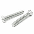 #6-32x1/4" Stainless Steel Slotted Flat Head Machine Screws Steel