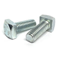 5/16"-18x1" Square Head Bolts Grade A307 Zinc Clear