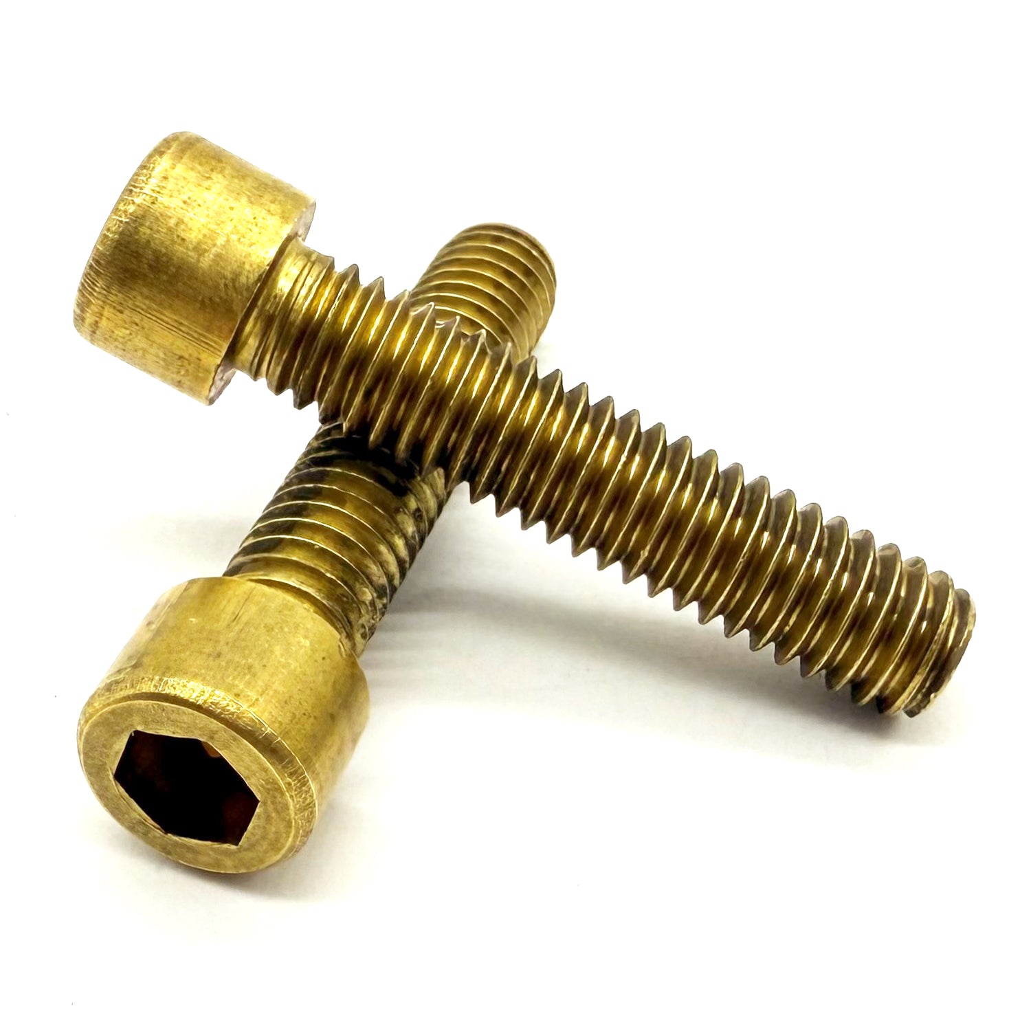 3/8"-16x2-1/2" Brass Socket Head Cap Screw