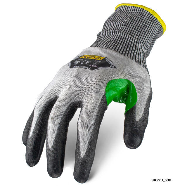 Ironclad Knit A2 Cut Rating S PU Touch Screen Gray Gloves