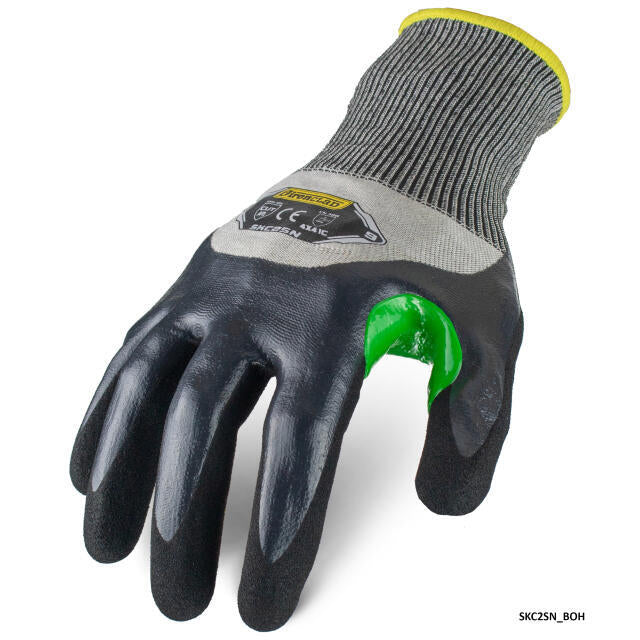 Ironclad Knit A2 Cut Rating HPPE Sandy Nitrile Touch Screen Gloves