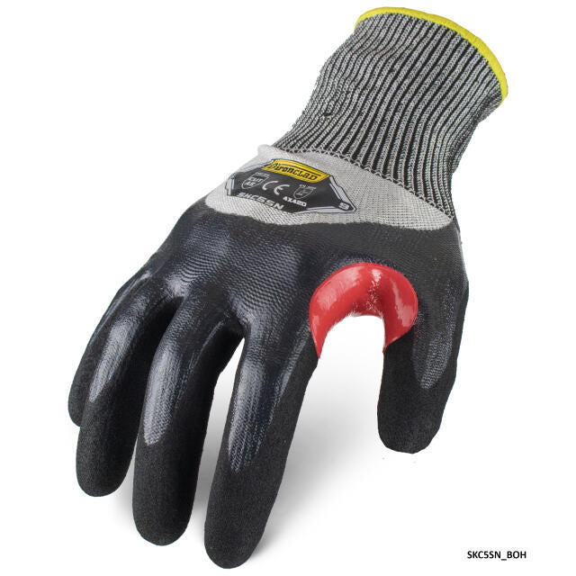 Ironclad Knit A5 Cut Rating HPPE Sandy Nitrile Touch Screen Gloves