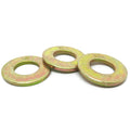 1/2" SAE Grade 8 Flat Washers Zinc Yellow