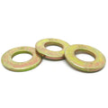 7/8" SAE Grade L-9 Flat Washers USA Zinc Yellow