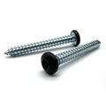 #6x1" Pan Head Square Drive Type AB Sheet Metal Screw Black Painted Head Zinc