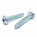 #8x1/2" Square Pan Head Type AB Self Tapping Sheet Metal Screws Zinc