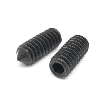3/8-16x1" Alloy Cone Point Allen Socket Set Screw Black Oxide