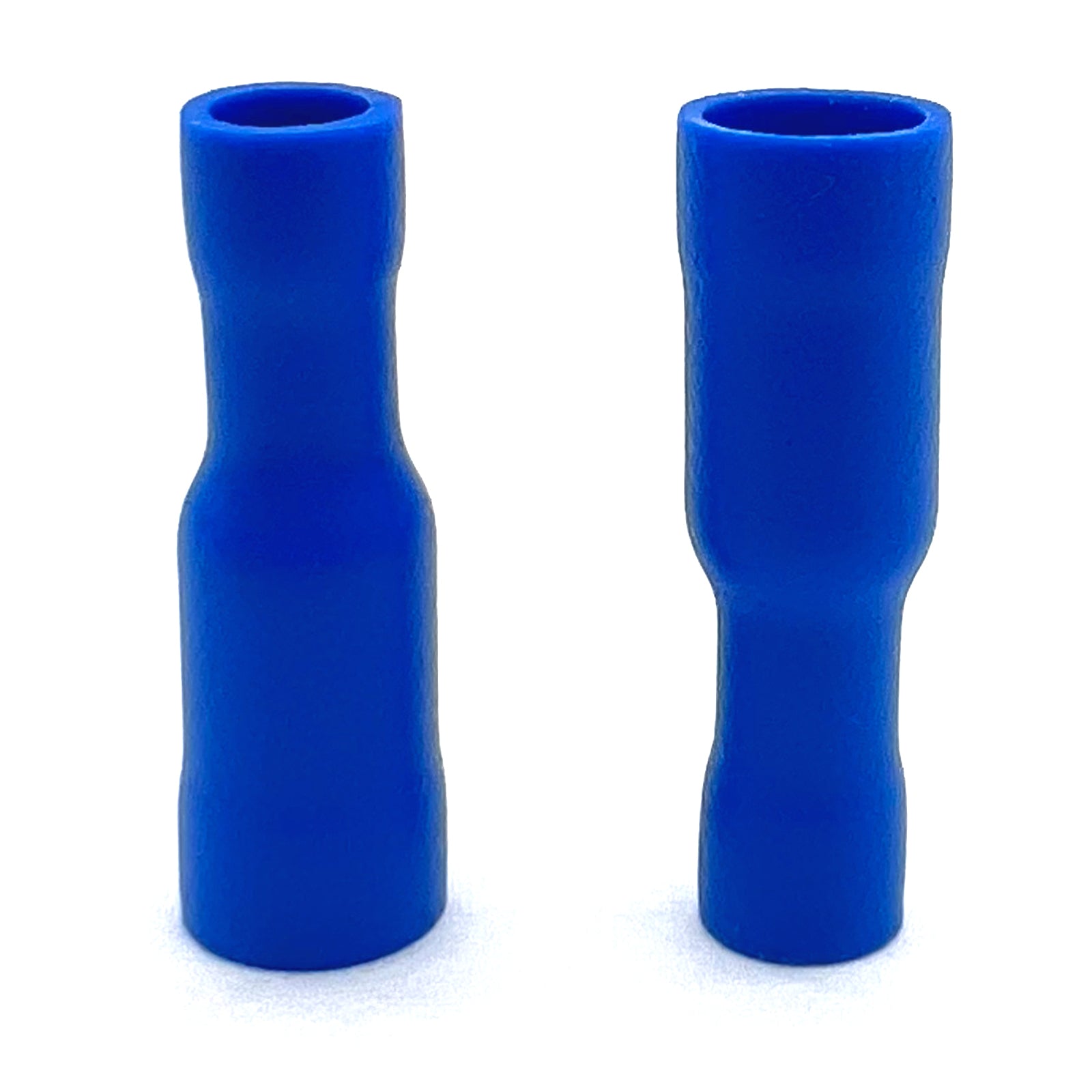 Blue PVC/Vinyl Female Fully Insulated Bullet Crimp Connector, AWG 16-14
