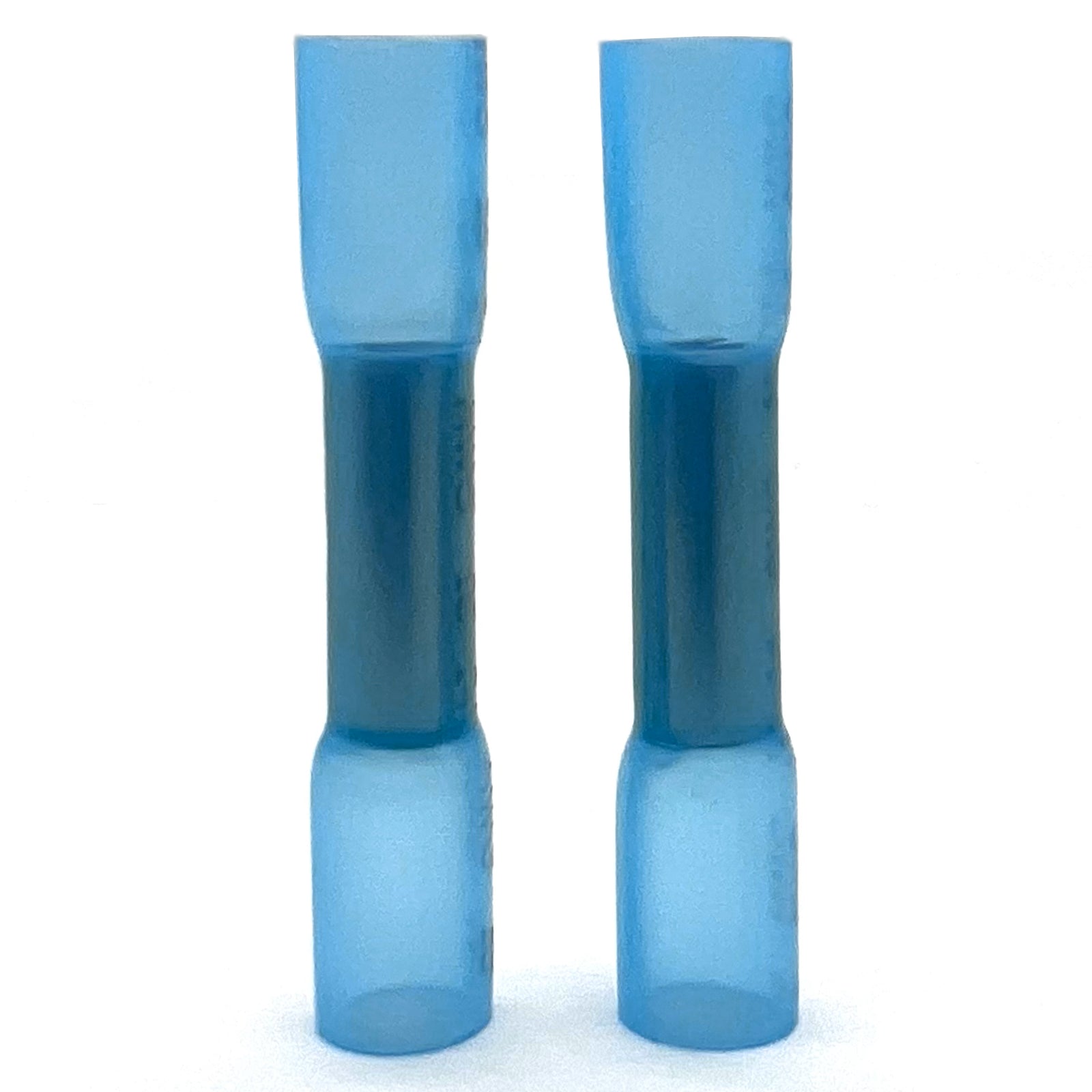 Blue Heat Shrink Marine Grade Butt Connectors, AWG 16-14