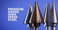 5 Piece HSS Step Drill Bit Set (Sizes #1 - #5)