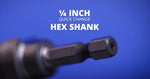 #3 HSS Quick Change Hex Shank Step Drill Bit (1/4" - 3/4" by 1/16")