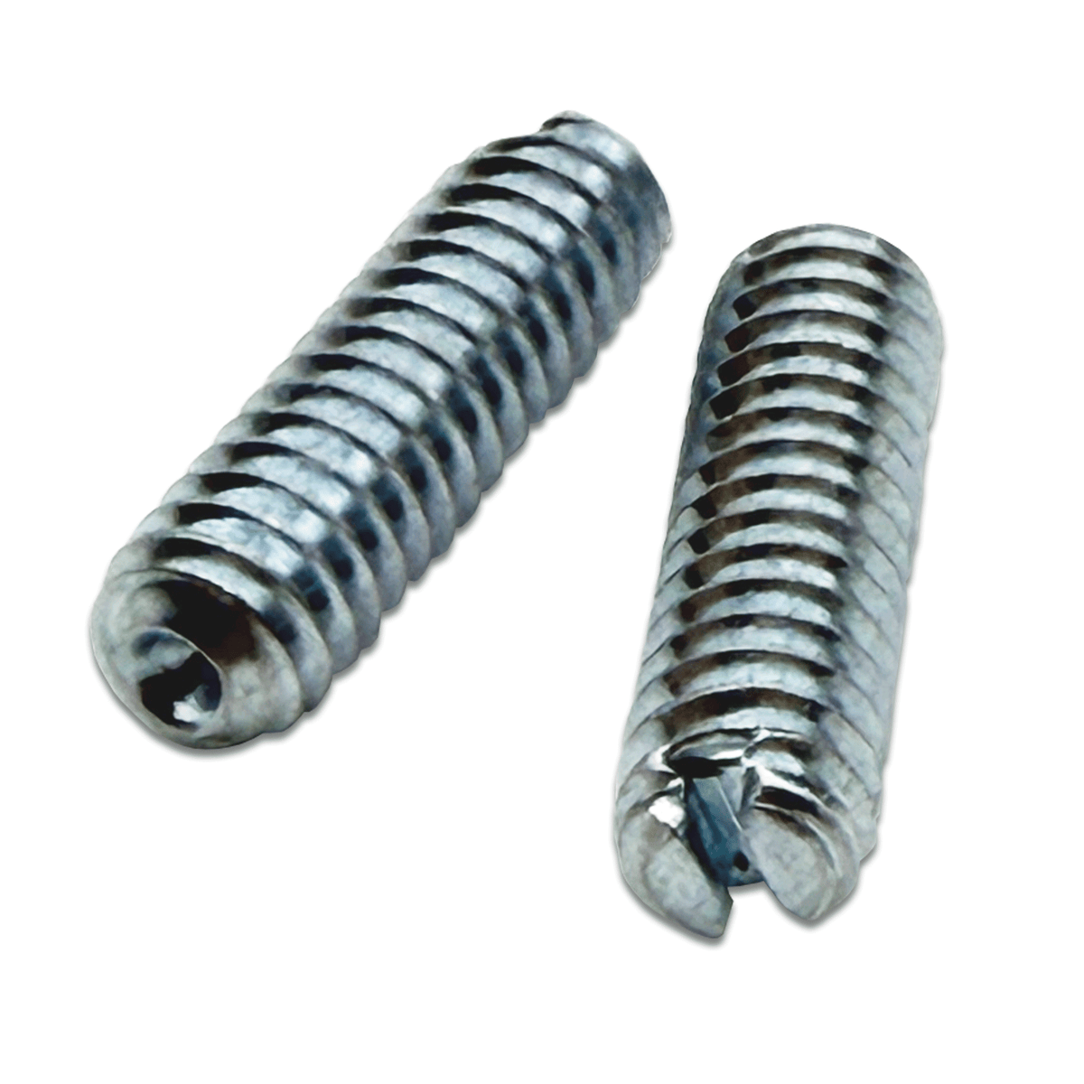 Zinc Alloy Slotted Flat Point Set Screws