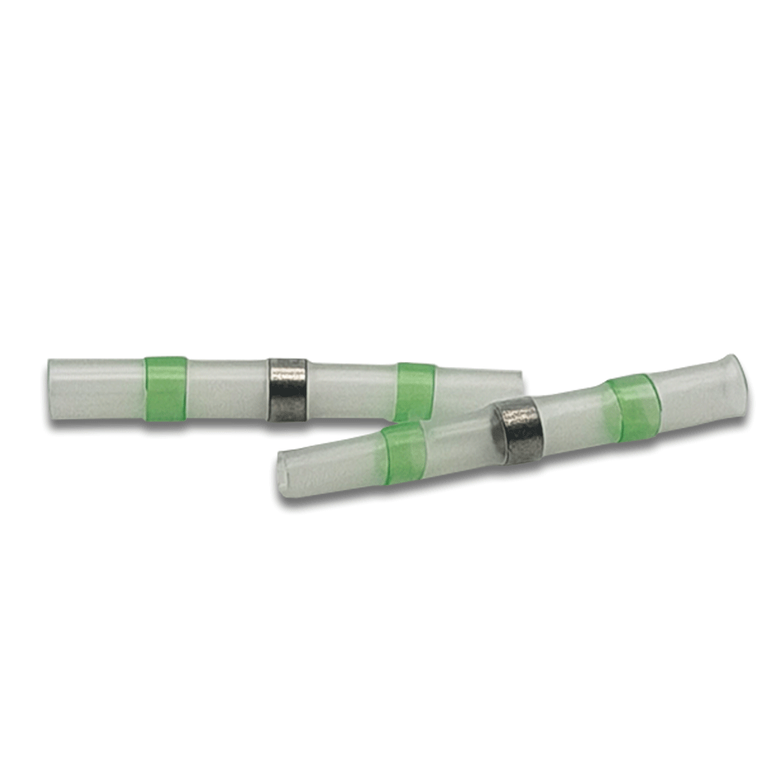 Solder Seal Green Heat Shrink Marine Grade Butt Connectors, American Wire Gauge 18-16