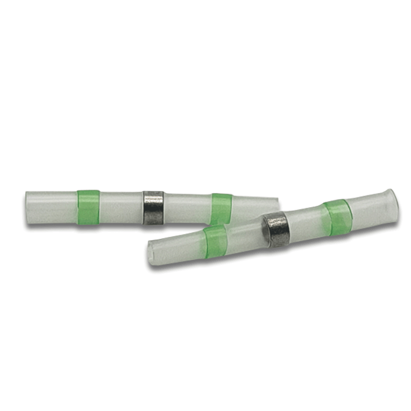 Solder Seal Green Heat Shrink Marine Grade Butt Connectors, American Wire Gauge 18-16
